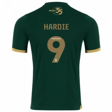 Kandiny Kinderen Ryan Hardie #9 Groente Thuisshirt Thuistenue 2023/24 T-Shirt België