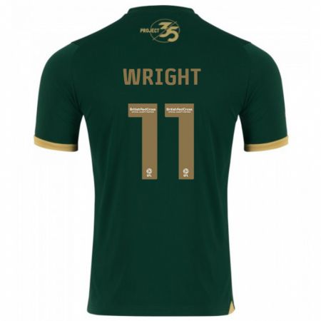 Kandiny Niño Camiseta Callum Wright #11 Verde 1ª Equipación 2023/24 La Camisa