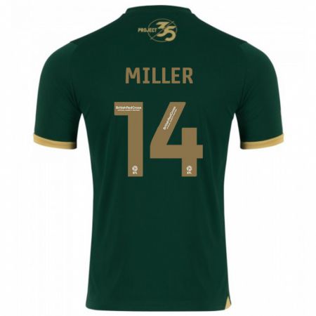 Kandiny Kinder Mickel Miller #14 Grün Heimtrikot Trikot 2023/24 T-Shirt Österreich