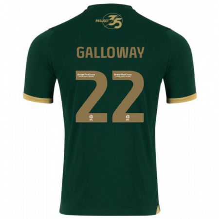 Kandiny Kinderen Brendan Galloway #22 Groente Thuisshirt Thuistenue 2023/24 T-Shirt België