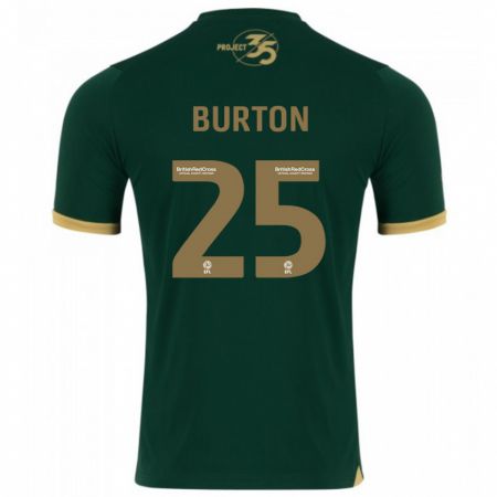 Kandiny Niño Camiseta Callum Burton #25 Verde 1ª Equipación 2023/24 La Camisa