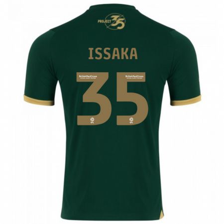 Kandiny Kinderen Freddie Issaka #35 Groente Thuisshirt Thuistenue 2023/24 T-Shirt België