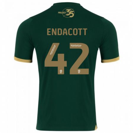 Kandiny Niño Camiseta Jack Endacott #42 Verde 1ª Equipación 2023/24 La Camisa México