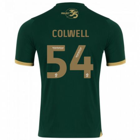 Kandiny Kinderen Lewis Colwell #54 Groente Thuisshirt Thuistenue 2023/24 T-Shirt België