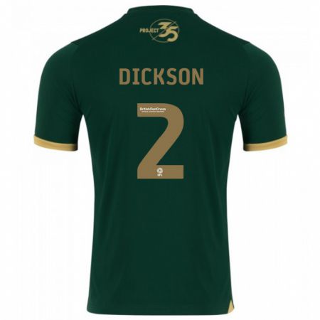 Kandiny Bambino Maglia Katie Dickson #2 Verde Kit Gara Home 2023/24 Maglietta