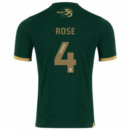 Kandiny Niño Camiseta Jemma Rose #4 Verde 1ª Equipación 2023/24 La Camisa México