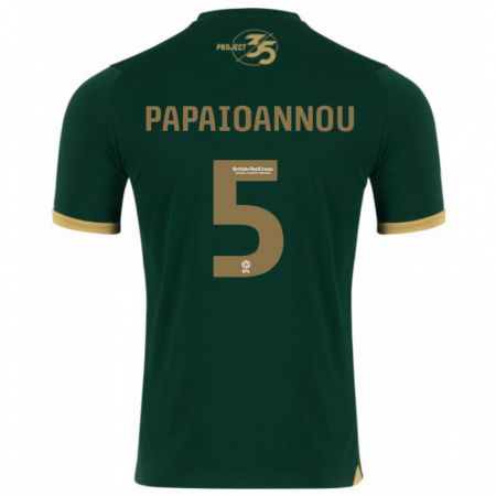 Kandiny Niño Camiseta Panagiota Papaioannou #5 Verde 1ª Equipación 2023/24 La Camisa México