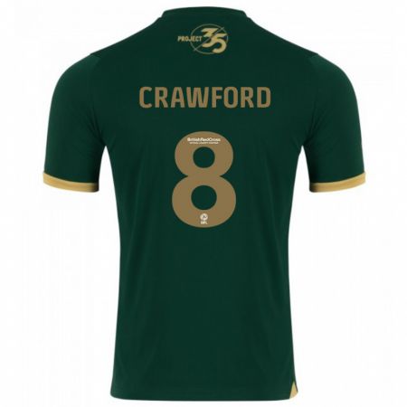 Kandiny Niño Camiseta Imy Crawford #8 Verde 1ª Equipación 2023/24 La Camisa