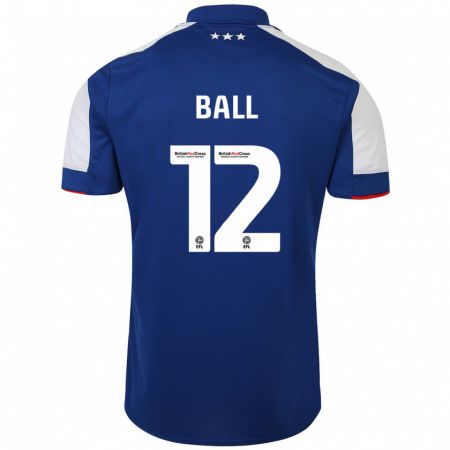 Kandiny Kinderen Dominic Ball #12 Blauw Thuisshirt Thuistenue 2023/24 T-Shirt België