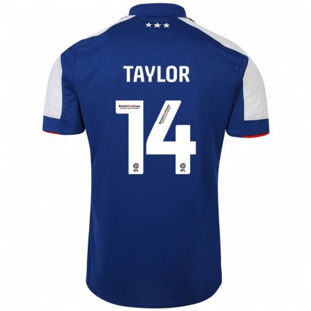 Kandiny Bambino Maglia Jack Taylor #14 Blu Kit Gara Home 2023/24 Maglietta