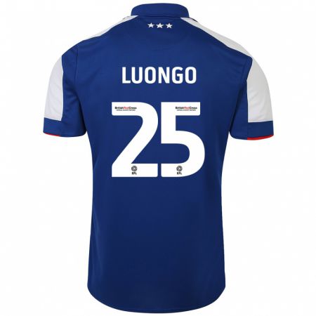 Kandiny Kinderen Massimo Luongo #25 Blauw Thuisshirt Thuistenue 2023/24 T-Shirt België