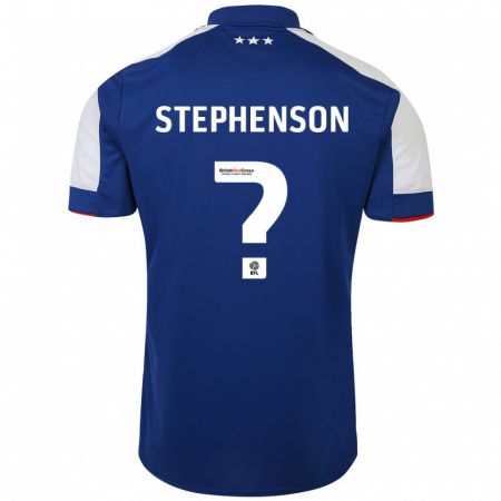 Kandiny Kinderen Sean Stephenson #0 Blauw Thuisshirt Thuistenue 2023/24 T-Shirt België