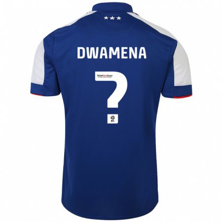 Kandiny Kinderen Nick Nkansa-Dwamena #0 Blauw Thuisshirt Thuistenue 2023/24 T-Shirt België