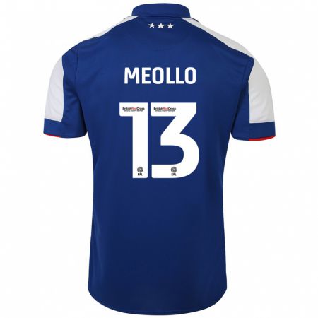 Kandiny Bambino Maglia Nina Meollo #13 Blu Kit Gara Home 2023/24 Maglietta