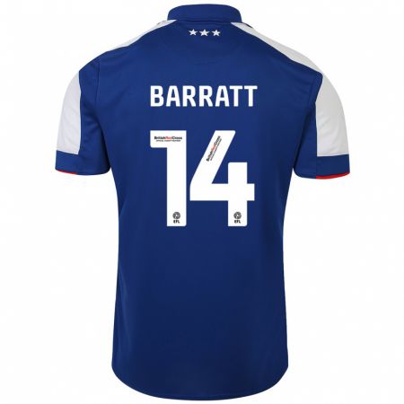 Kandiny Bambino Maglia Zoe Barratt #14 Blu Kit Gara Home 2023/24 Maglietta