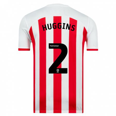 Kandiny Bambino Maglia Niall Huggins #2 Bianco Kit Gara Home 2023/24 Maglietta