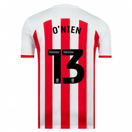 Kandiny Bambino Maglia Luke O'nien #13 Bianco Kit Gara Home 2023/24 Maglietta