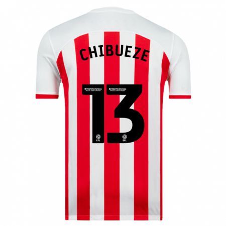 Kandiny Bambino Maglia Kelechi Chibueze #13 Bianco Kit Gara Home 2023/24 Maglietta