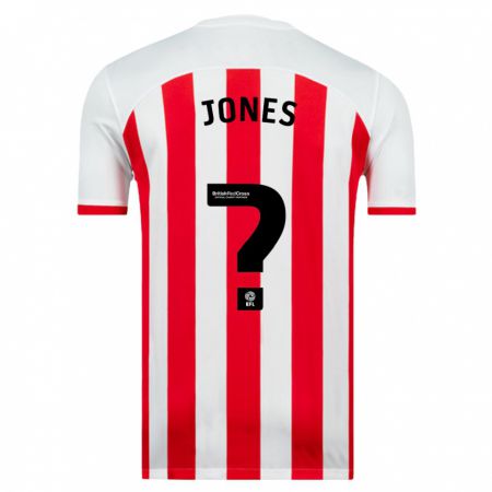 Kandiny Bambino Maglia Harrison Jones #0 Bianco Kit Gara Home 2023/24 Maglietta