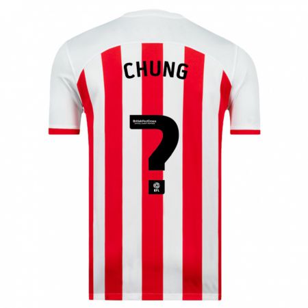 Kandiny Niño Camiseta Aaron Chung #0 Blanco 1ª Equipación 2023/24 La Camisa