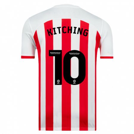 Kandiny Bambino Maglia Katie Kitching #10 Bianco Kit Gara Home 2023/24 Maglietta