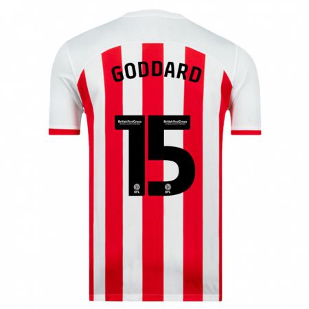 Kandiny Niño Camiseta Amy Goddard #15 Blanco 1ª Equipación 2023/24 La Camisa