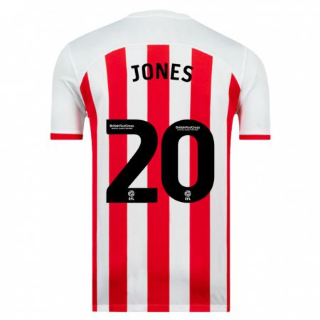 Kandiny Bambino Maglia Ellen Jones #20 Bianco Kit Gara Home 2023/24 Maglietta