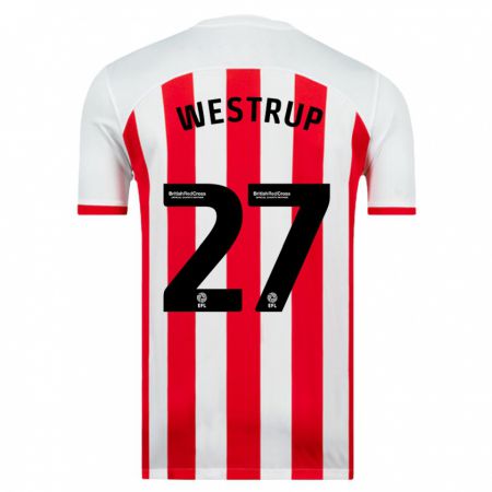 Kandiny Niño Camiseta Brianna Westrup #27 Blanco 1ª Equipación 2023/24 La Camisa