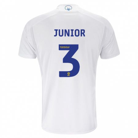 Kandiny Kinderen Junior Firpo #3 Wit Thuisshirt Thuistenue 2023/24 T-Shirt België