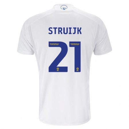 Kandiny Kinderen Pascal Struijk #21 Wit Thuisshirt Thuistenue 2023/24 T-Shirt België