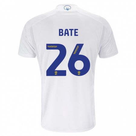 Kandiny Bambino Maglia Lewis Bate #26 Bianco Kit Gara Home 2023/24 Maglietta