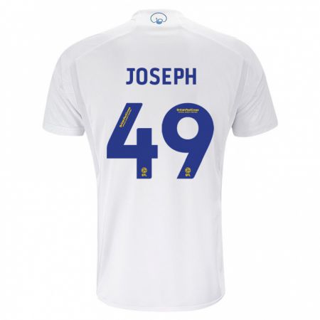 Kandiny Bambino Maglia Mateo Joseph #49 Bianco Kit Gara Home 2023/24 Maglietta