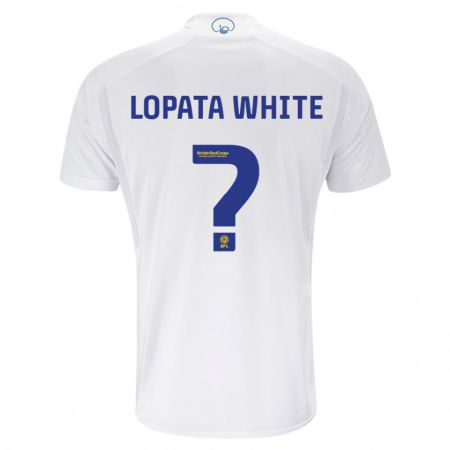 Kandiny Bambino Maglia Reuben Lopata-White #0 Bianco Kit Gara Home 2023/24 Maglietta