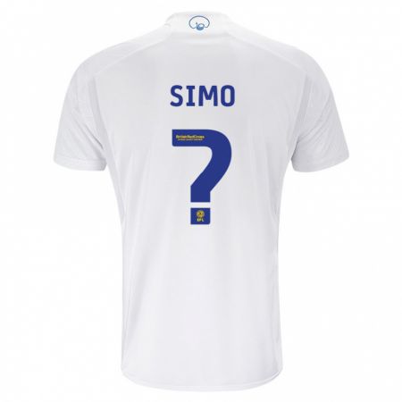 Kandiny Bambino Maglia Elton Simo #0 Bianco Kit Gara Home 2023/24 Maglietta