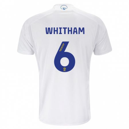 Kandiny Bambino Maglia Danielle Whitham #6 Bianco Kit Gara Home 2023/24 Maglietta