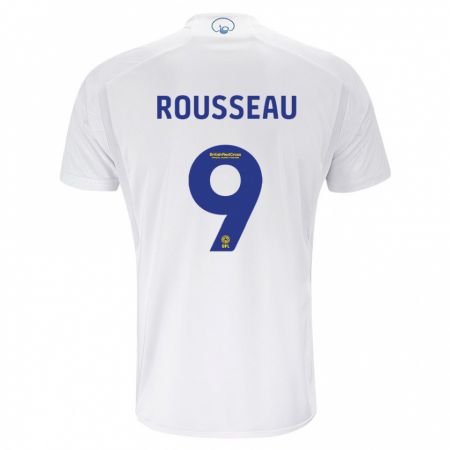 Kandiny Bambino Maglia Jess Rousseau #9 Bianco Kit Gara Home 2023/24 Maglietta