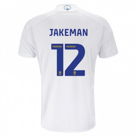 Kandiny Bambino Maglia Harriet Jakeman #12 Bianco Kit Gara Home 2023/24 Maglietta