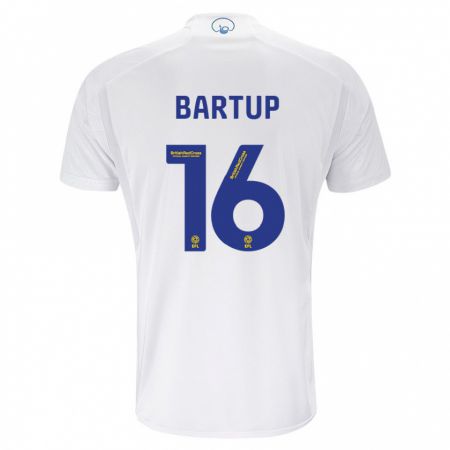 Kandiny Bambino Maglia Laura Bartup #16 Bianco Kit Gara Home 2023/24 Maglietta