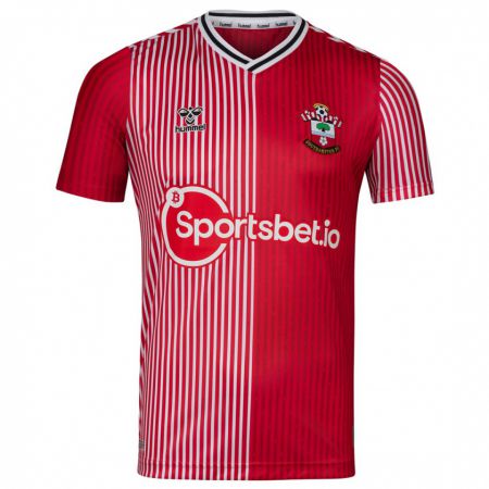 Kandiny Kinderen Ethan Hartness #0 Rood Thuisshirt Thuistenue 2023/24 T-Shirt België