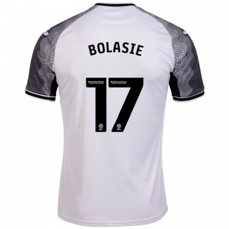 Kandiny Bambino Maglia Yannick Bolasie #17 Bianco Kit Gara Home 2023/24 Maglietta