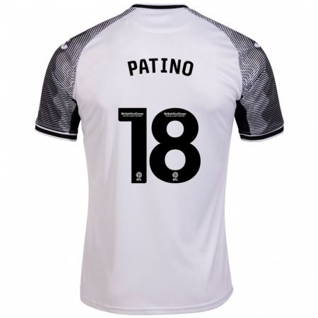 Kandiny Kinder Charlie Patino #18 Weiß Heimtrikot Trikot 2023/24 T-Shirt Österreich