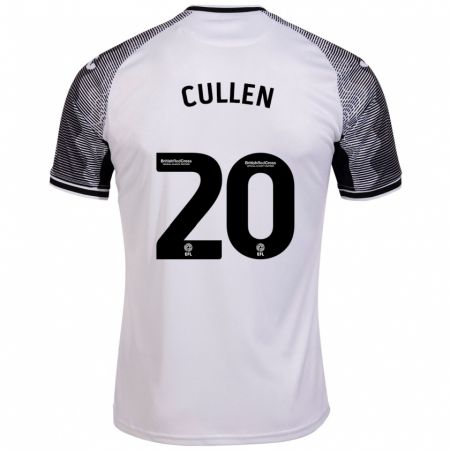 Kandiny Kinder Liam Cullen #20 Weiß Heimtrikot Trikot 2023/24 T-Shirt Österreich