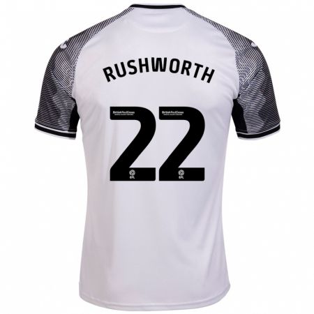 Kandiny Kinder Carl Rushworth #22 Weiß Heimtrikot Trikot 2023/24 T-Shirt Österreich