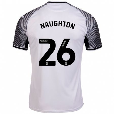 Kandiny Kinderen Kyle Naughton #26 Wit Thuisshirt Thuistenue 2023/24 T-Shirt België