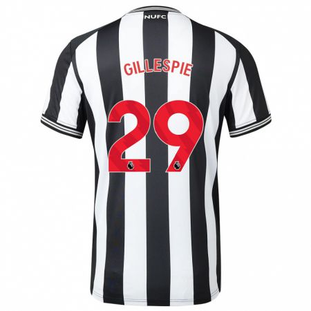 Kandiny Kinder Mark Gillespie #29 Schwarz-Weiss Heimtrikot Trikot 2023/24 T-Shirt Österreich