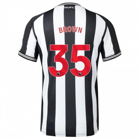 Kandiny Kinderen Will Brown #35 Zwart Wit Thuisshirt Thuistenue 2023/24 T-Shirt België