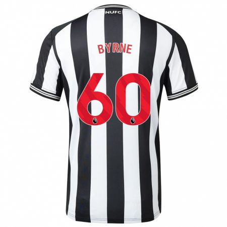 Kandiny Bambino Maglia Reece Byrne #60 Nero Bianco Kit Gara Home 2023/24 Maglietta