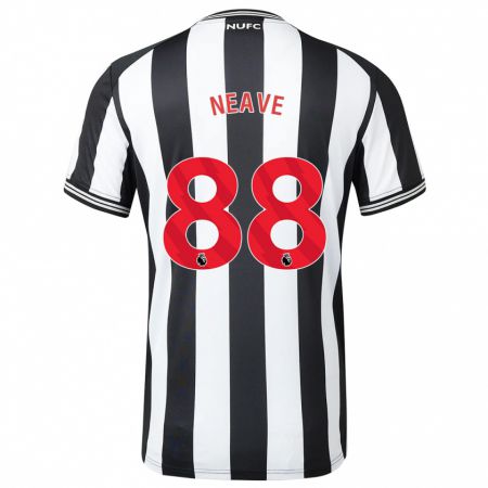 Kandiny Kinder Sean Neave #88 Schwarz-Weiss Heimtrikot Trikot 2023/24 T-Shirt Österreich