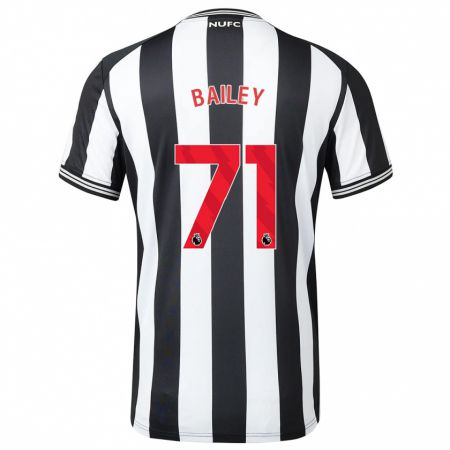 Kandiny Bambino Maglia Scott Bailey #71 Nero Bianco Kit Gara Home 2023/24 Maglietta