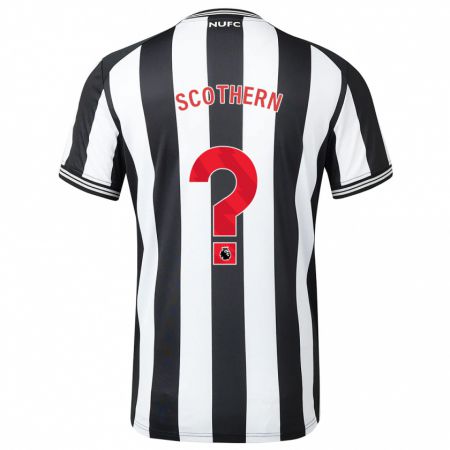 Kandiny Bambino Maglia Ben Scothern #0 Nero Bianco Kit Gara Home 2023/24 Maglietta